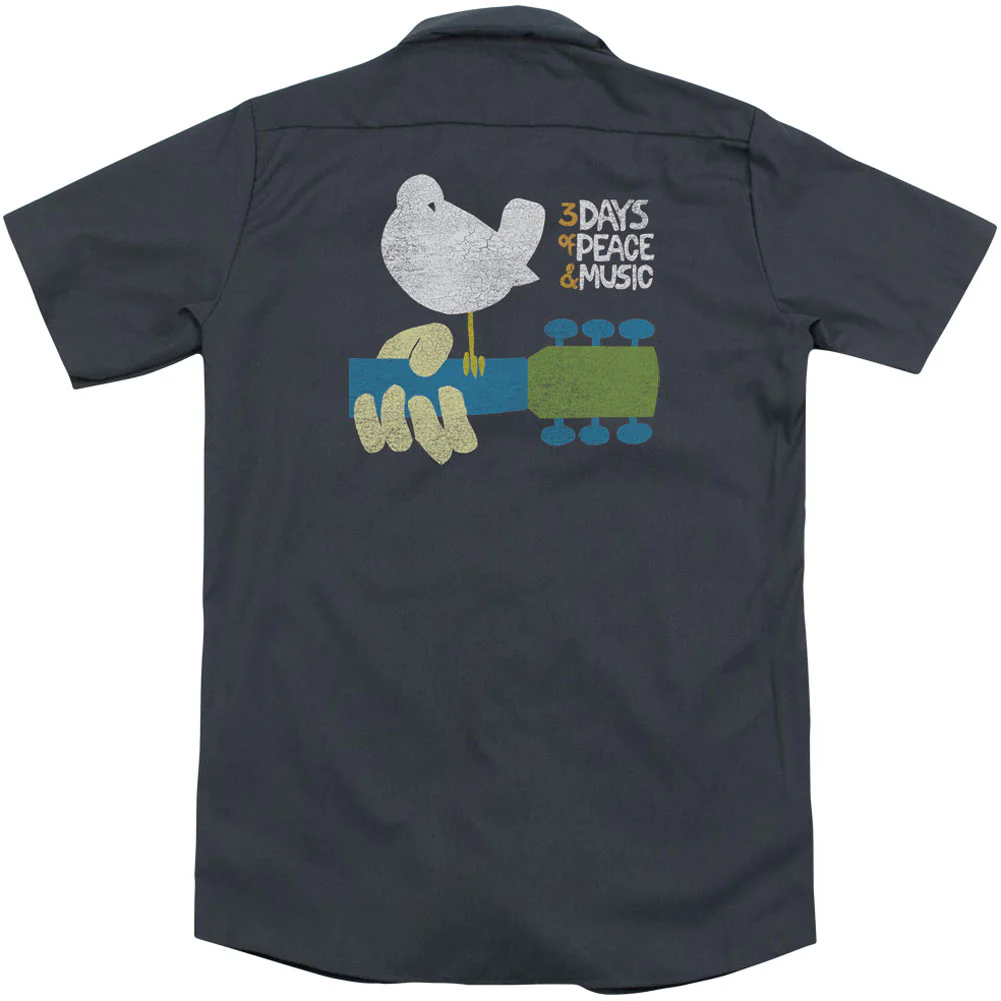 Perched(Back Print) Work Shirt - Image 2