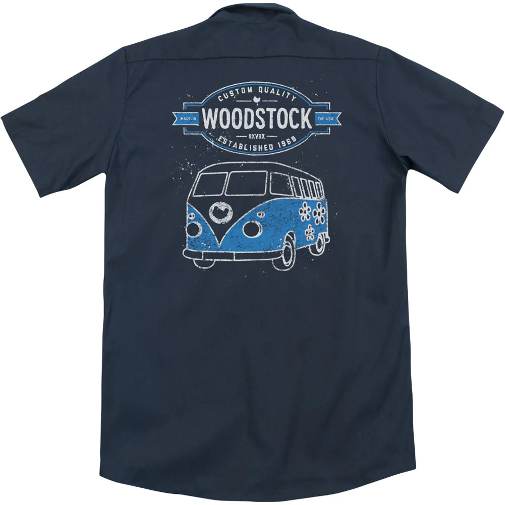 Van(Back Print) Work Shirt - Image 2