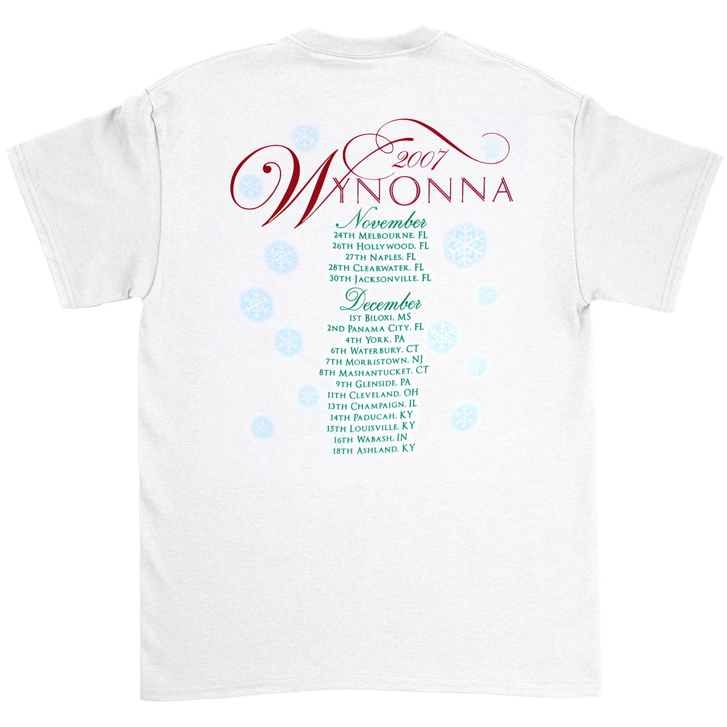 Christmas Tour 07 T-shirt - Image 2