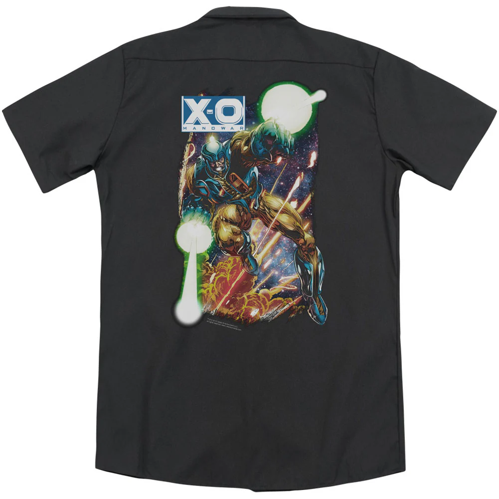 Vintage Xo(Back Print) Workshirt - Image 2