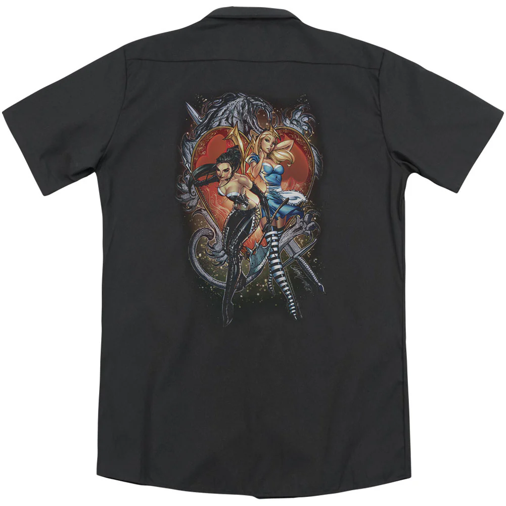 Heart(Back Print) Workshirt - Image 2