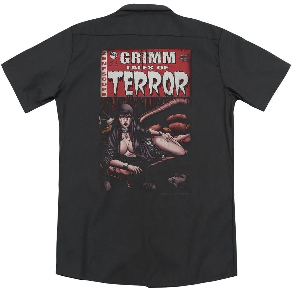 Terror Cover(Back Print) Workshirt - Image 2